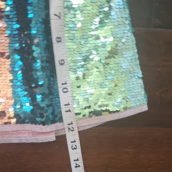 H&M Multicolor Striped Sequin Skirt - Picture 4 of 7